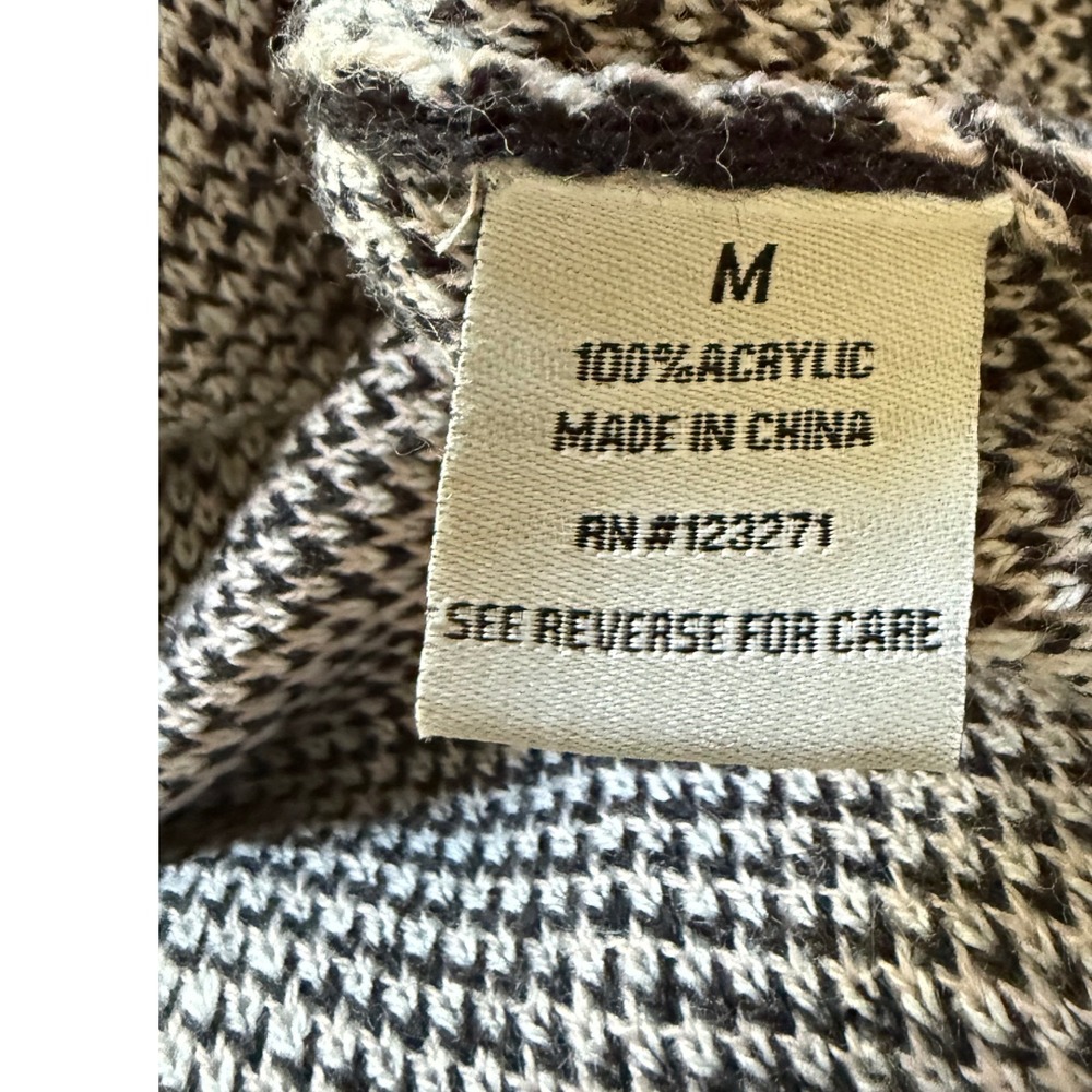 Cottagecore Argyle Knit Sweater Vest Soft Preppy Academia Layering Piece M - Picture 7 of 7